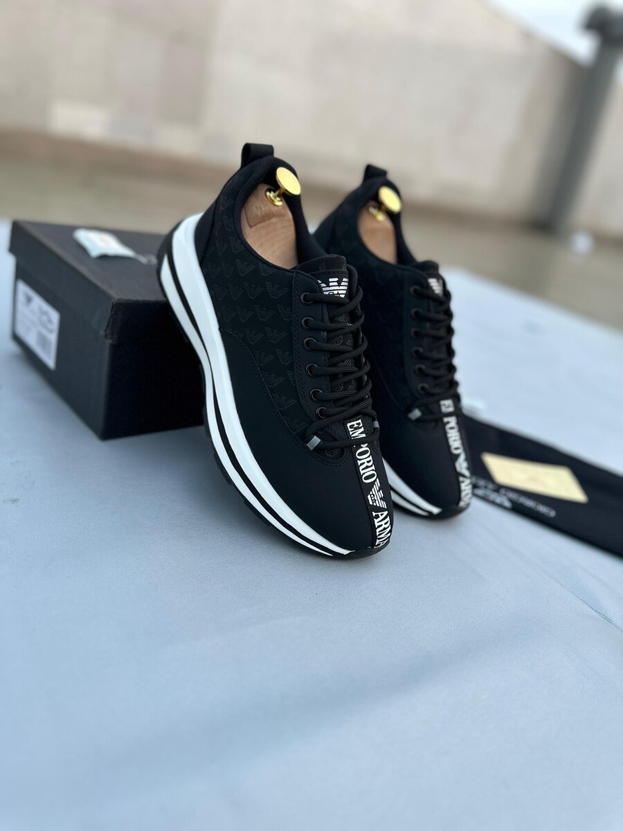 Baskets Noires Homme Élite