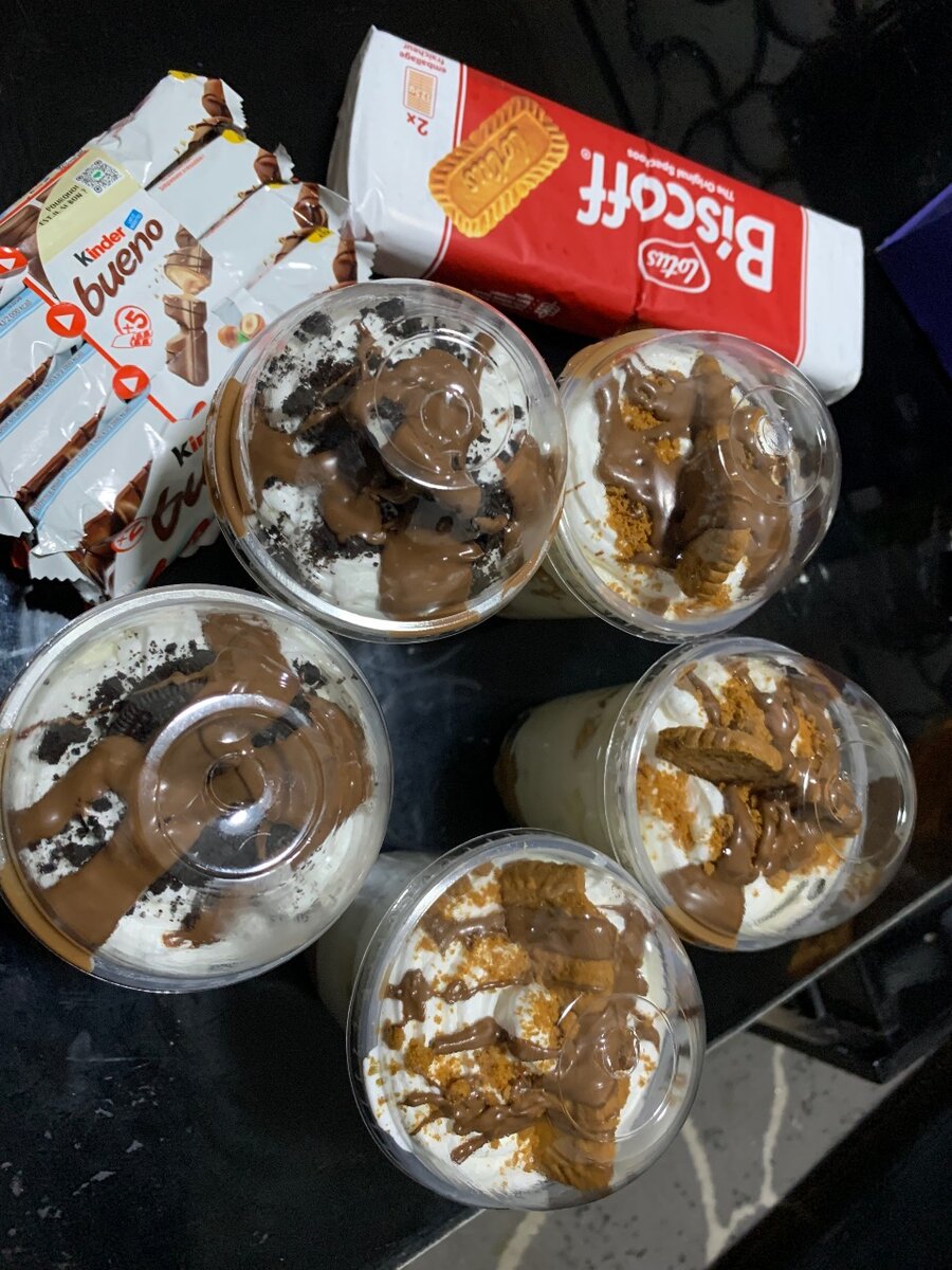 Dessert en Verrine Chocolat et Biscuit