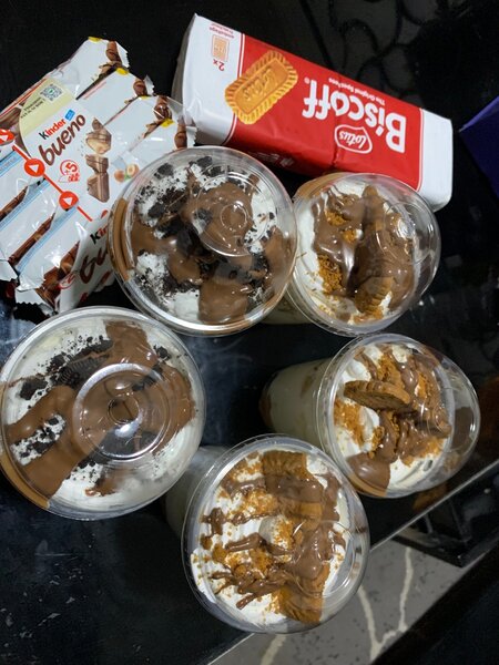 Dessert en Verrine Chocolat et Biscuit