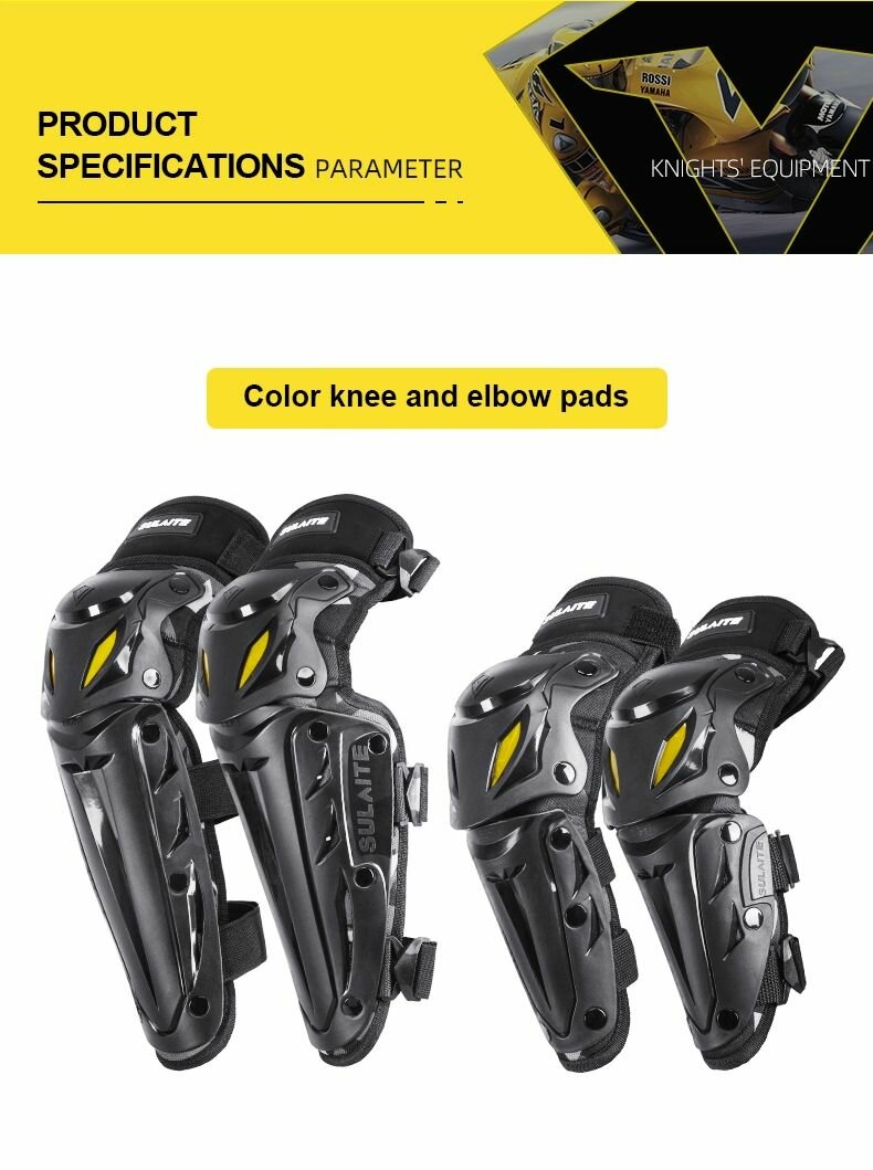 Genouillères et coudières moto