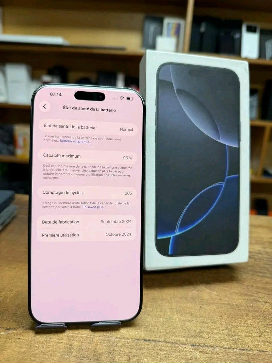 iPhone 15 Pro, 256 Go