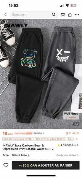 Pantalons de jogging tendance