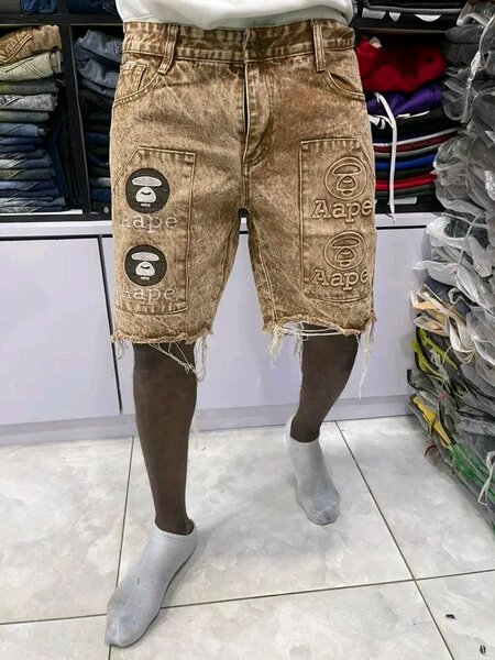 Shorts en denim style vintage