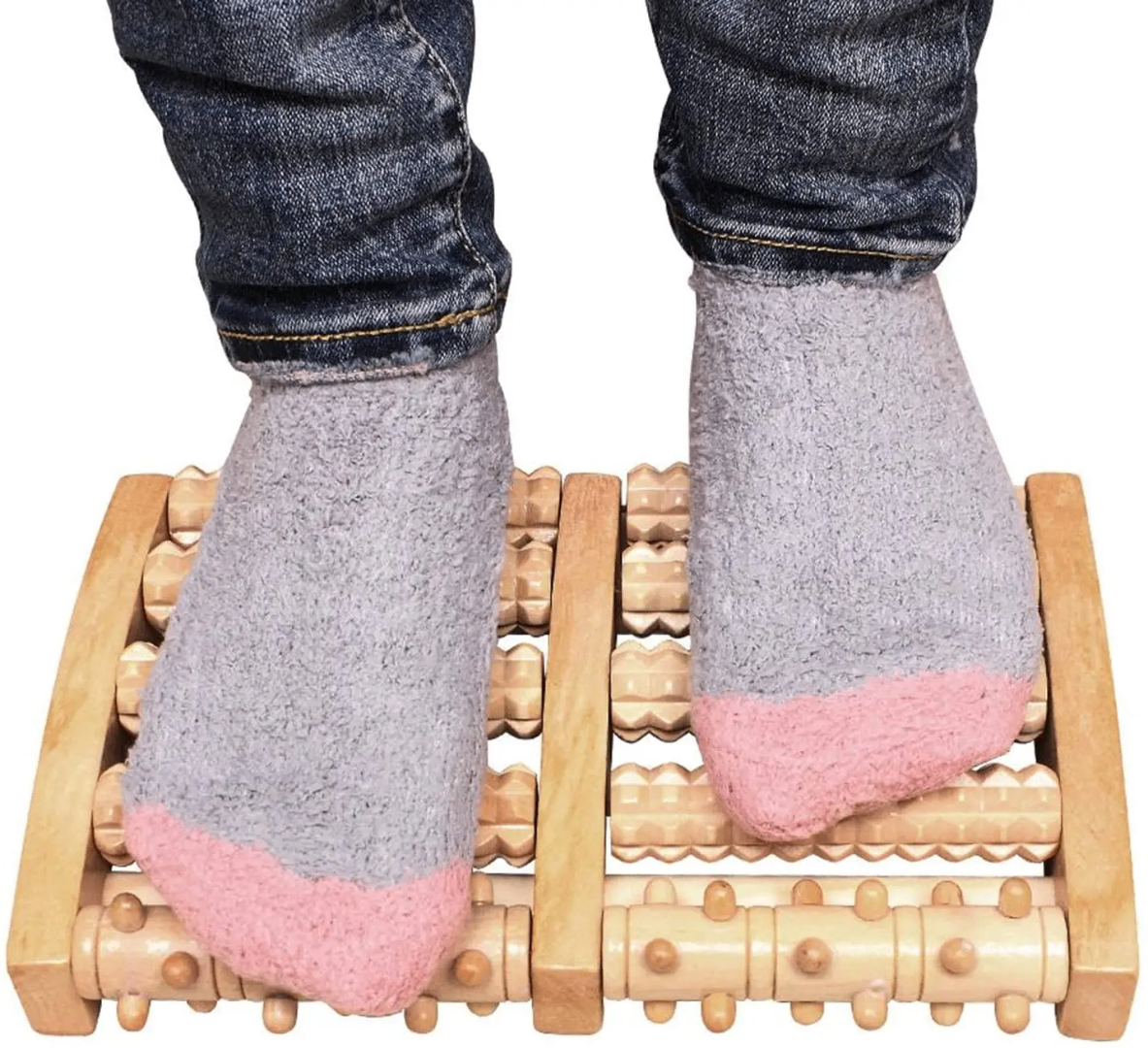 Rouleau de massage bois