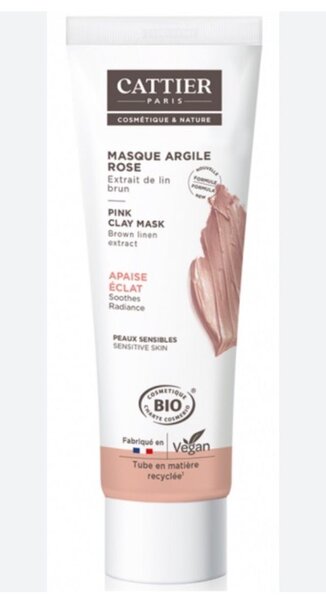 Cattier Masque Argile Rose Apaisant