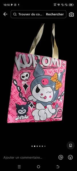 Sac fourre-tout Kuromi