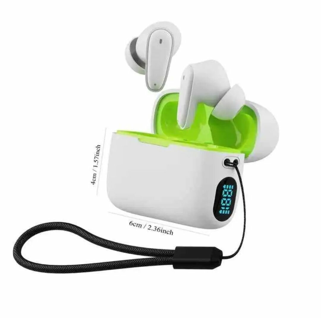 Écouteurs sans fil Bluetooth LED