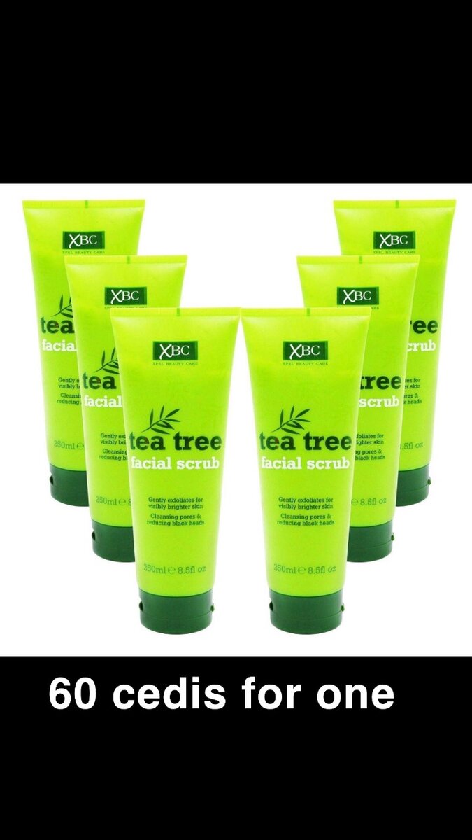 Tea tree facial scrub