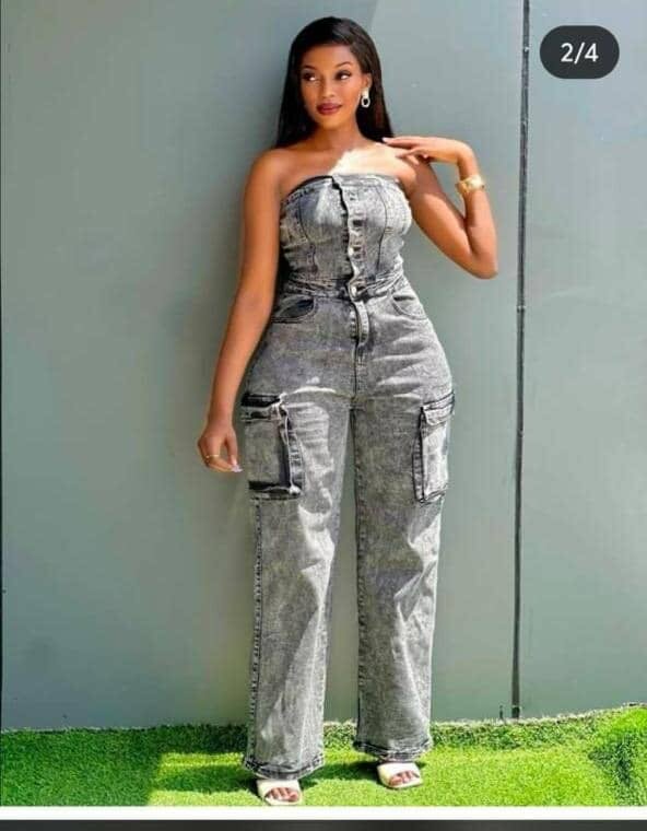 Denim jumpsuit