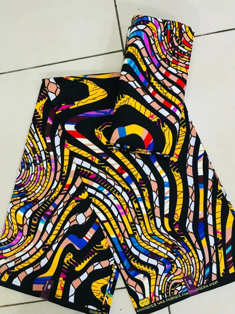 6 meters African wrappers