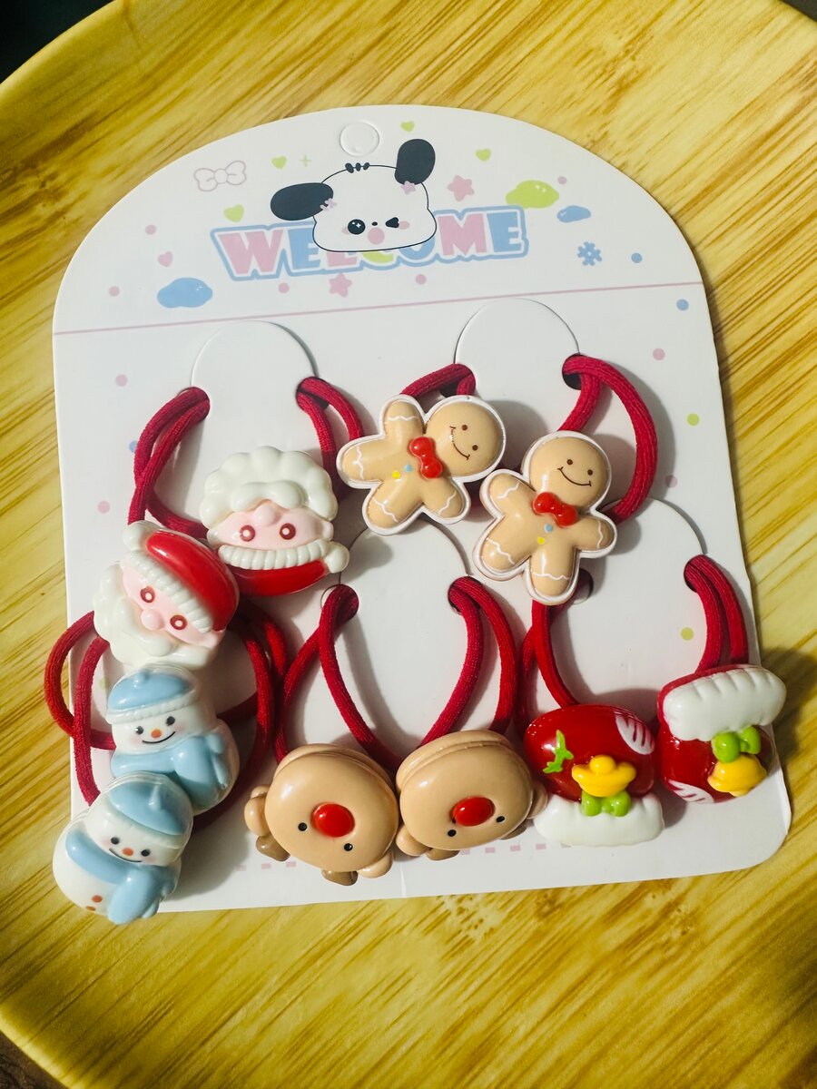 Ensemble de barrettes festives