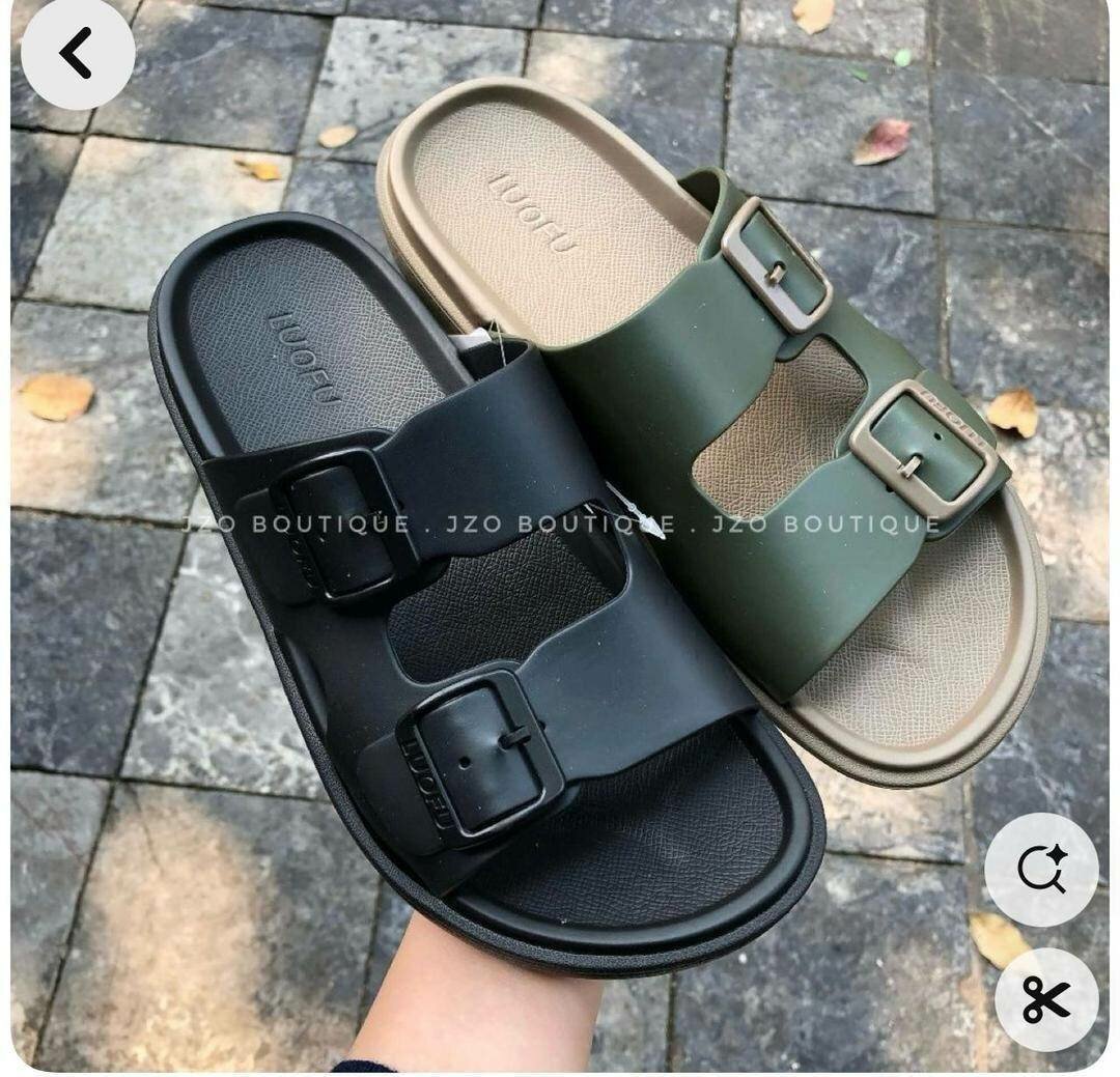 Sandales à boucles unisexes