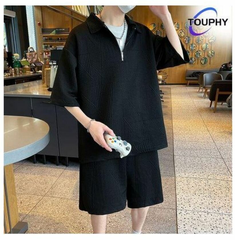 Ensemble décontracté noir homme