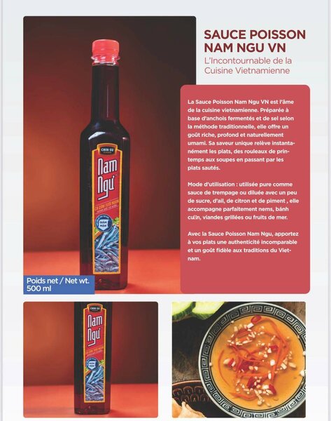 Sauce poisson Nam Ngu 500ml
