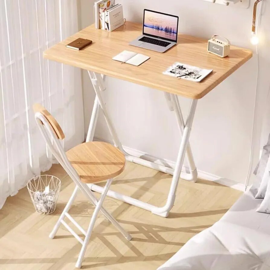 Foldable study table and chair