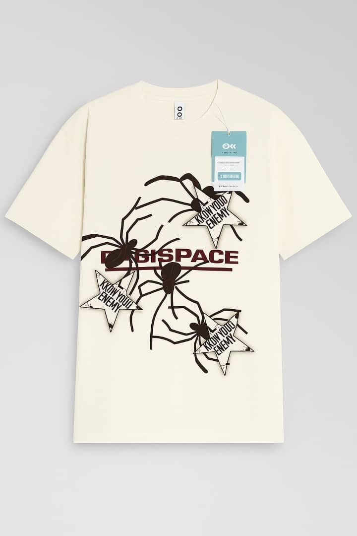 T-shirt blanc graphique unisexe