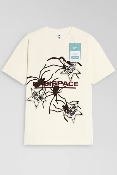 T-shirt blanc graphique unisexe