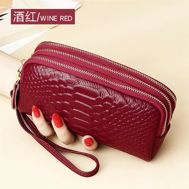 Geniune leather purse for women