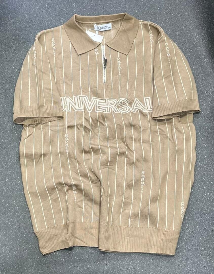 Polo à rayures en coton élégant