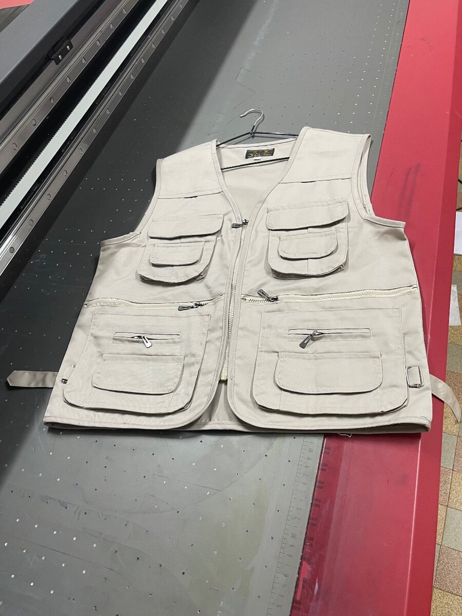 Gilet Multi-Poches Beige