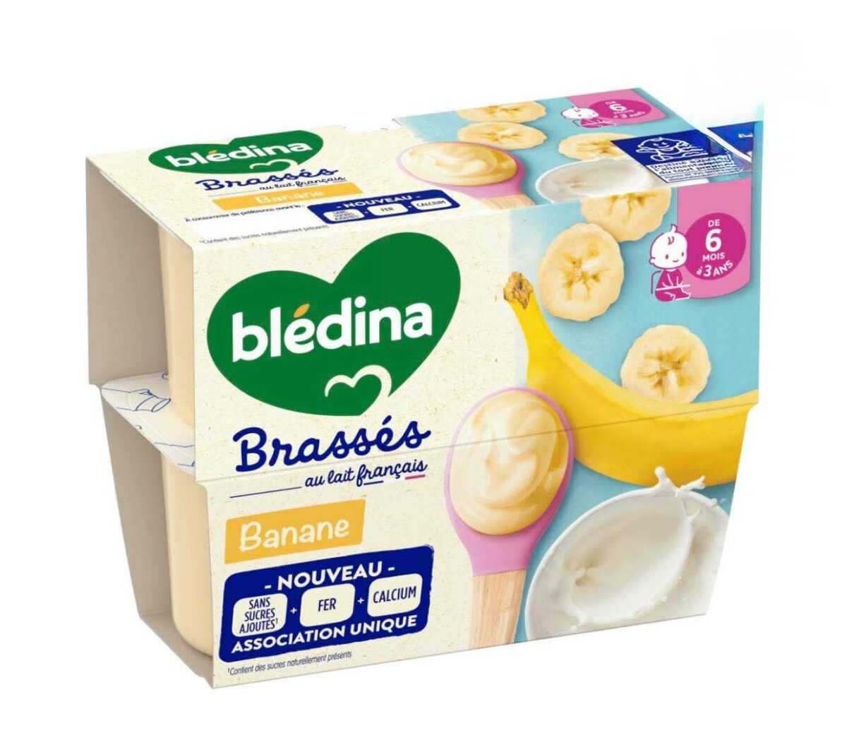 Desserts brassés Blédina Bébé