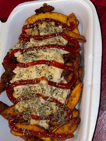 Small Cheesy Meat Aloco