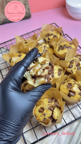Muffins  pépites de chocolat