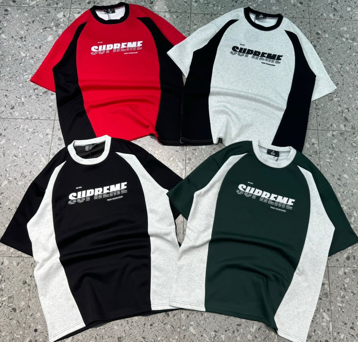 T-shirt de sport bicolore