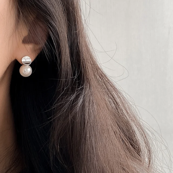 Boucle d'oreille en perle