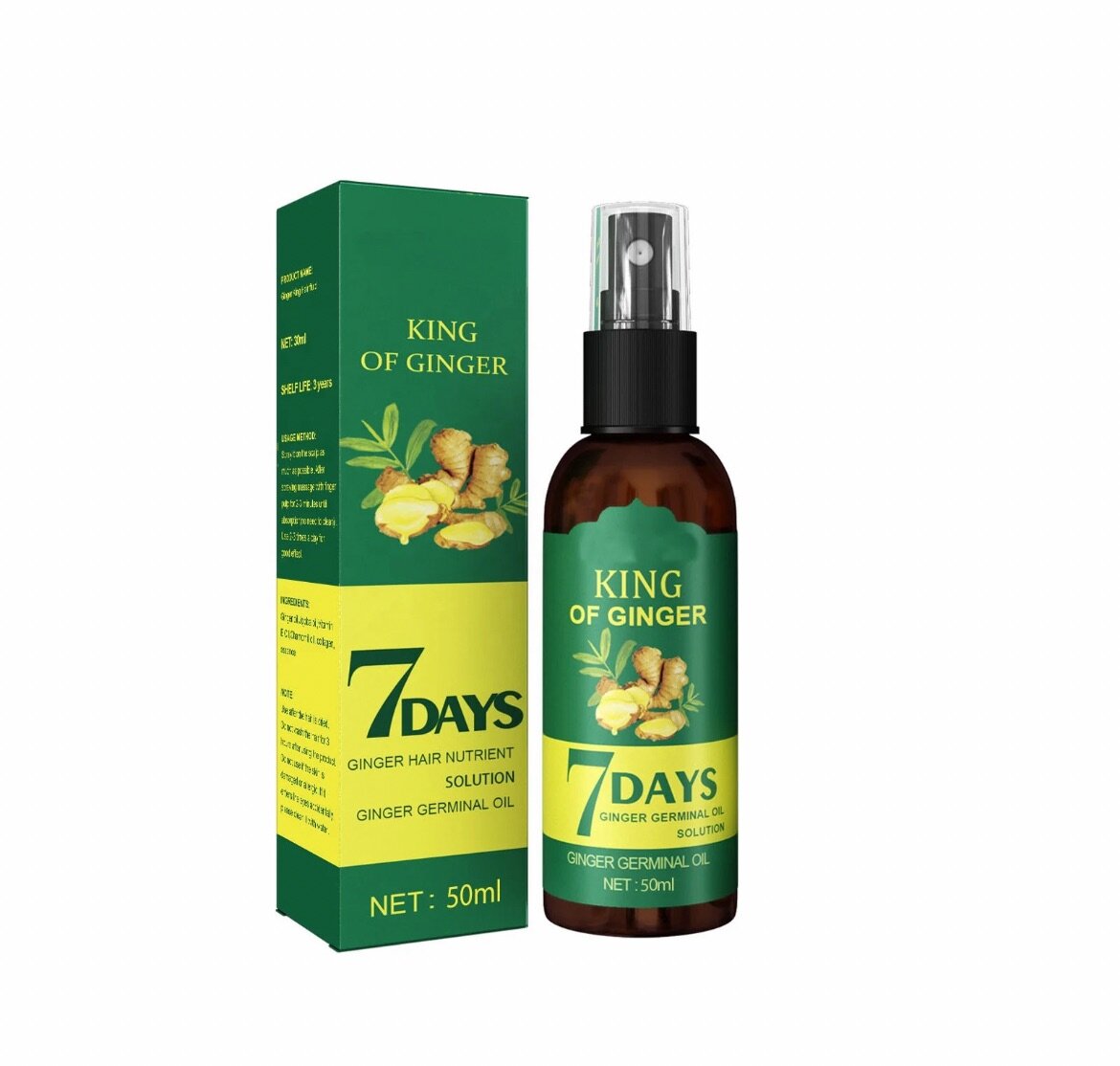 Huile Germinale de Gingembre Cheveux