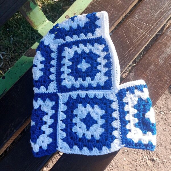 Bonnet crochet grenouillère