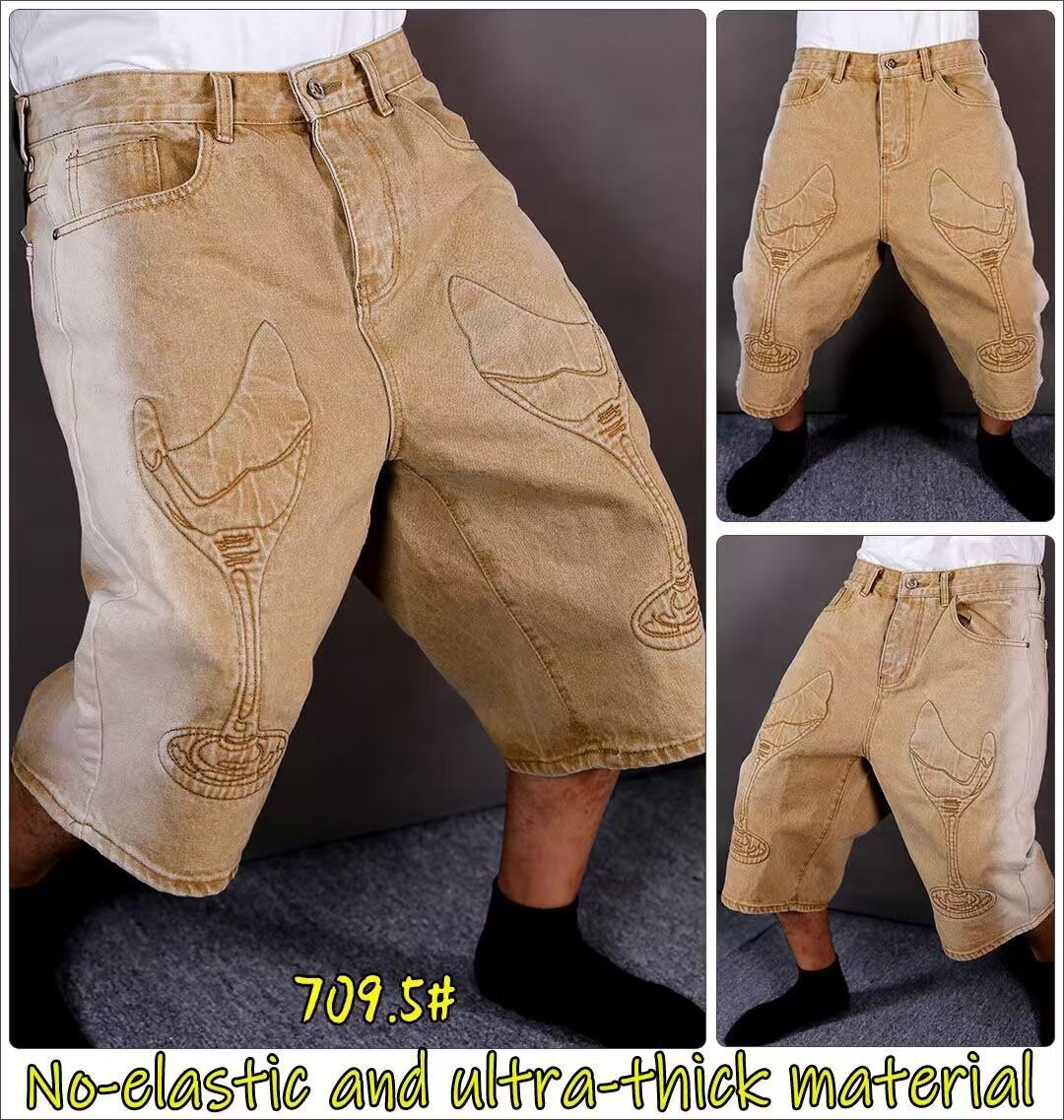 Shorts en jean haute résistance