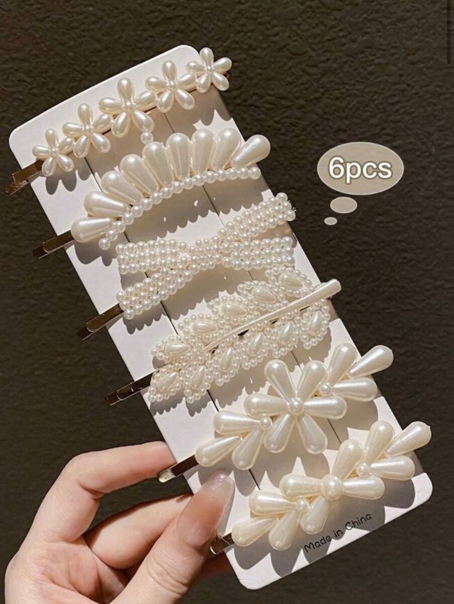 Hair pins and head band