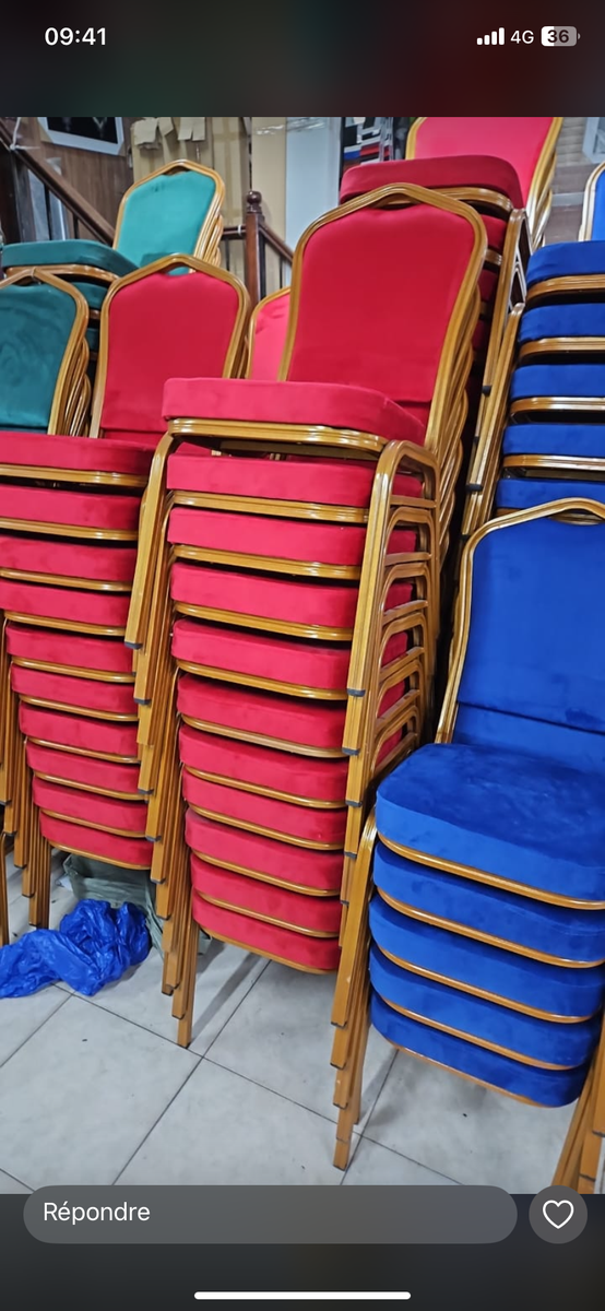 Chaise de Réception Empilable