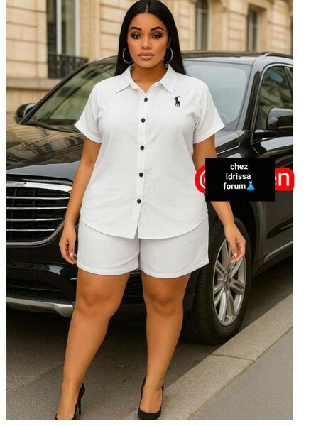 Ensemble Chemise et Short Femme