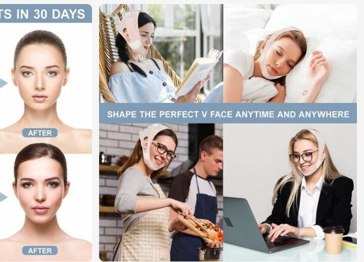 Ceinture amincisseur du visage