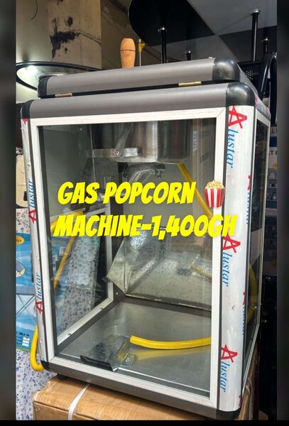 Gas popcorn machine