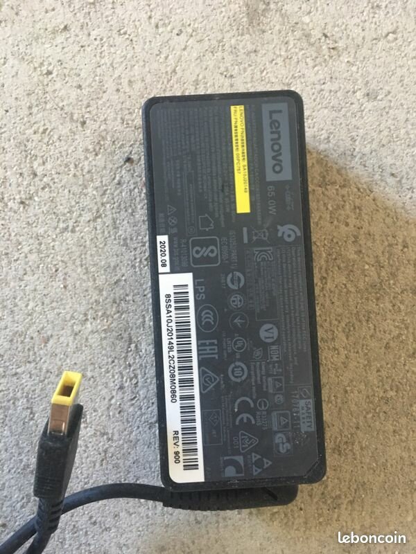 Chargeur Lenovo pour PC portable