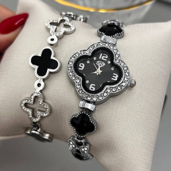 Montre élégante femme luxe