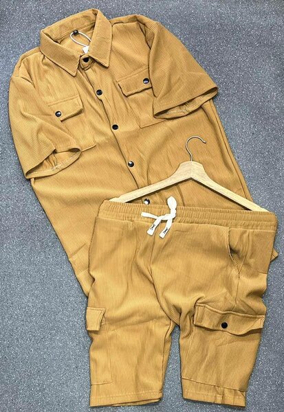 Ensemble homme camel élégant
