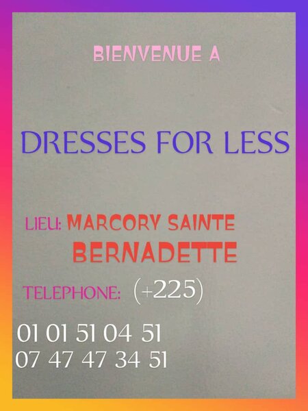 DRESSES FOR LESS 