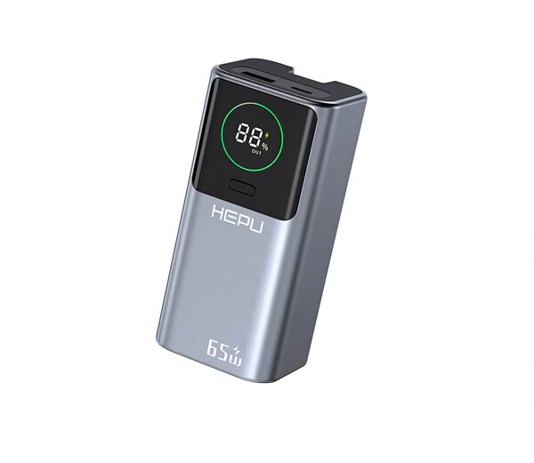 Chargeur rapide 65W avec écran LED