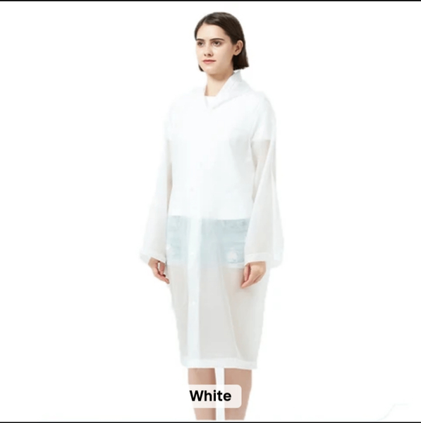 Impermeable Unisex EVA Blanco