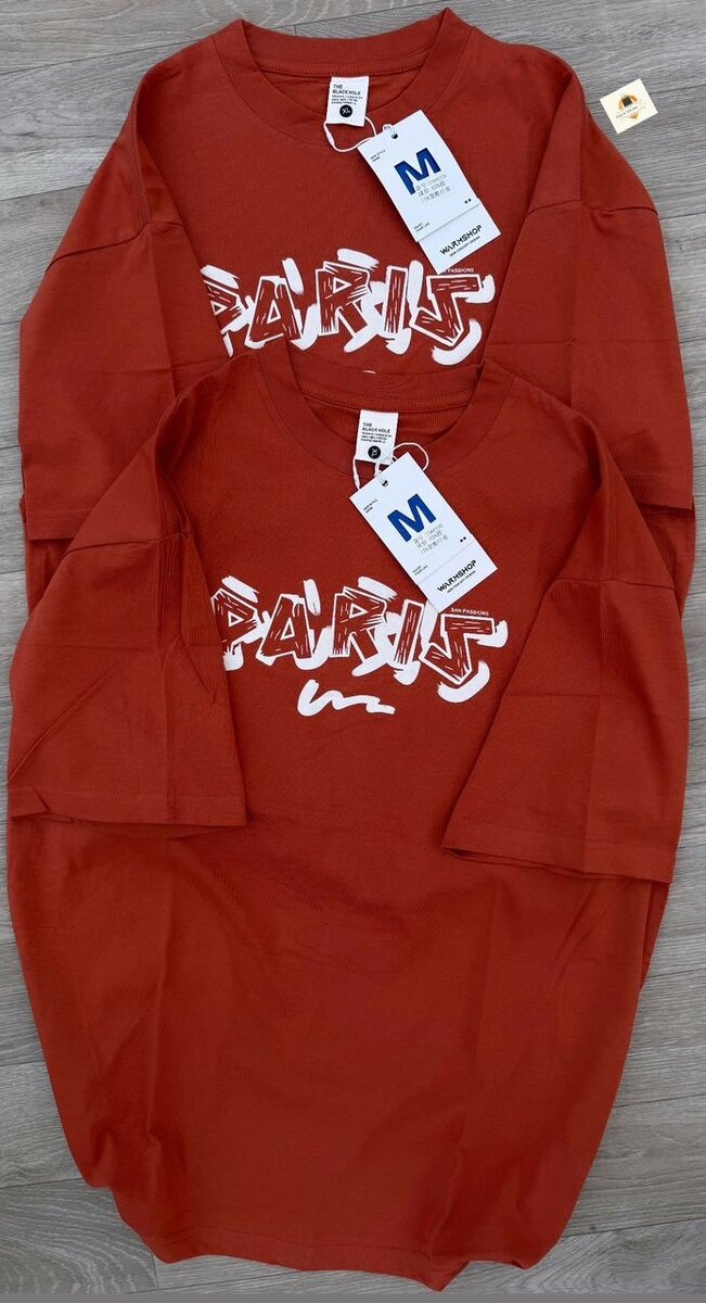 T-Shirts Unisexe Graffiti Rouge