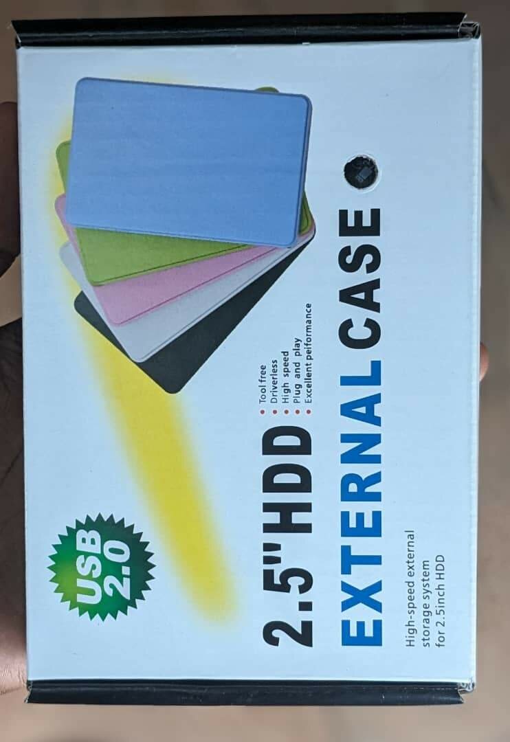 External hard drive casing