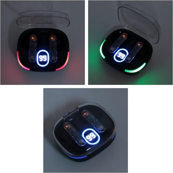 Écouteurs sans fil avec étui