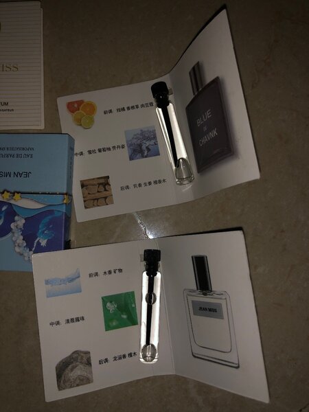 Échantillons parfums