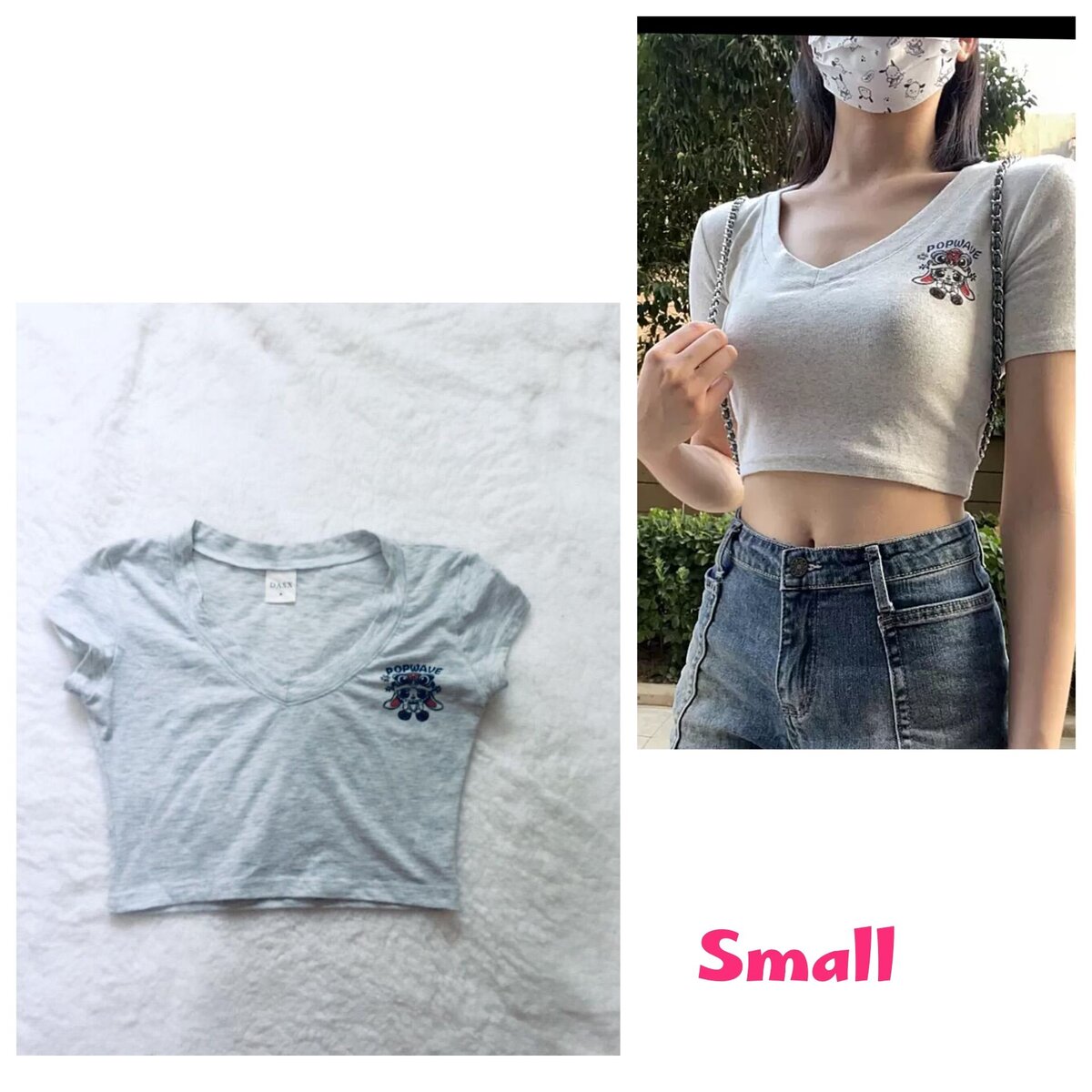 Salaula crop tops and tops