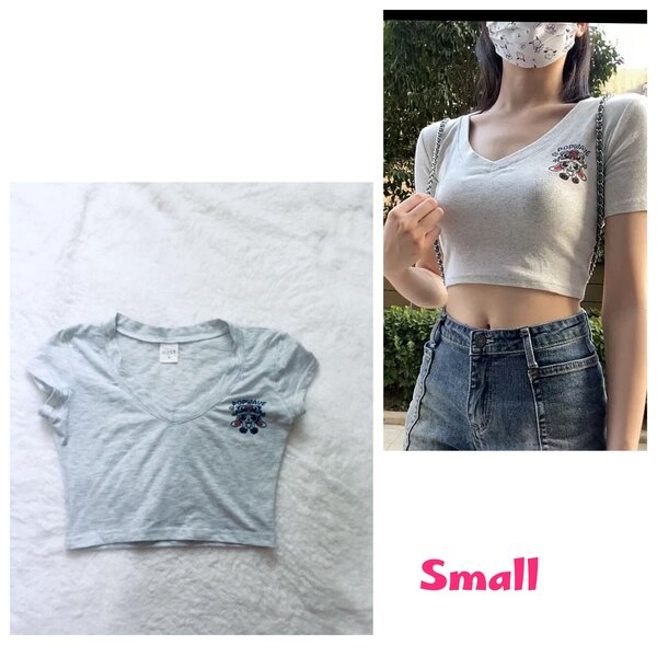 Salaula crop tops and tops