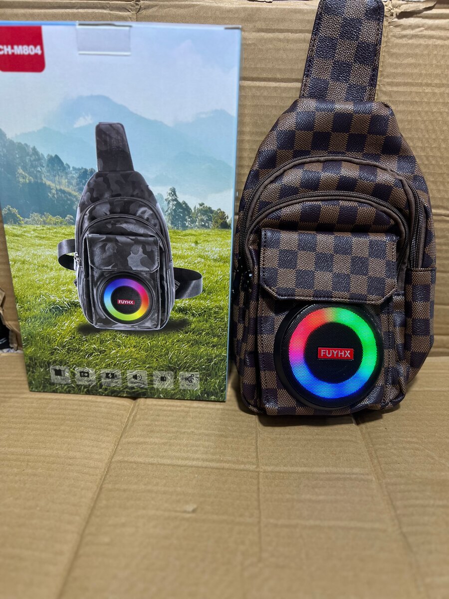 Sacoche audio LED pour homme